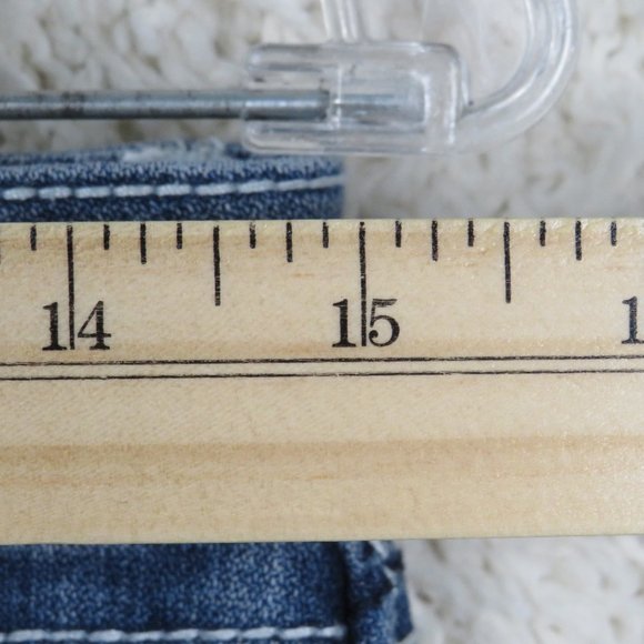 DIDIJIN* Junior's Denim Jean Shorts Size 15~ Studded Design - Picture 5 of 7